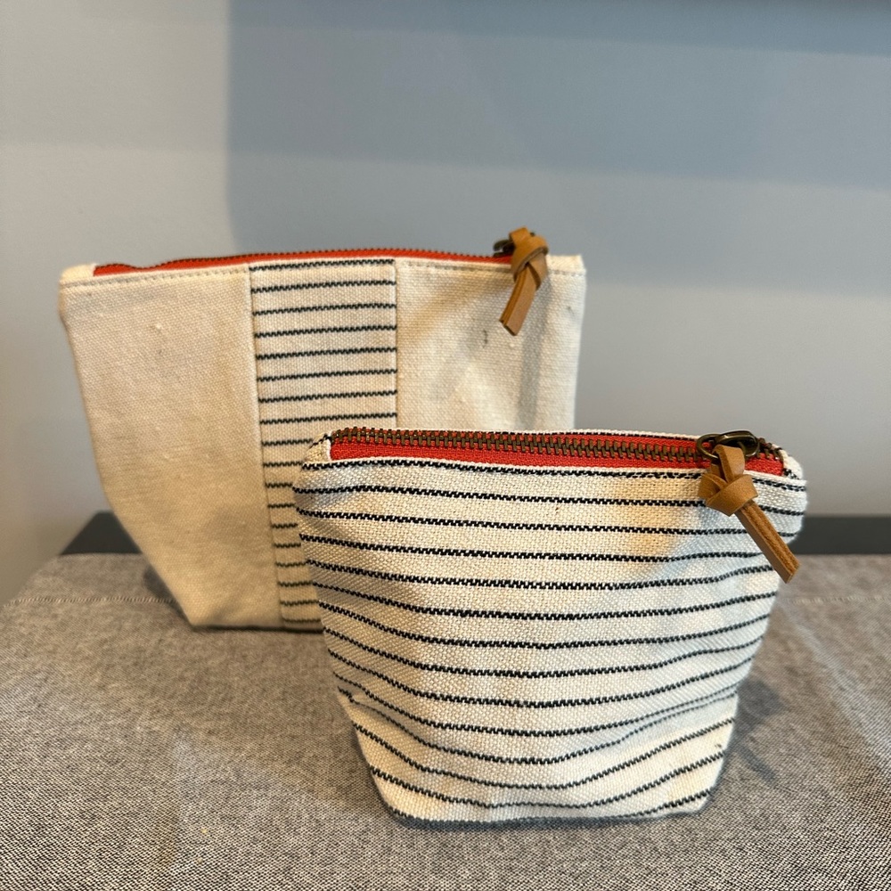 Hearth & Hand 2 Nesting Cosmetic Case